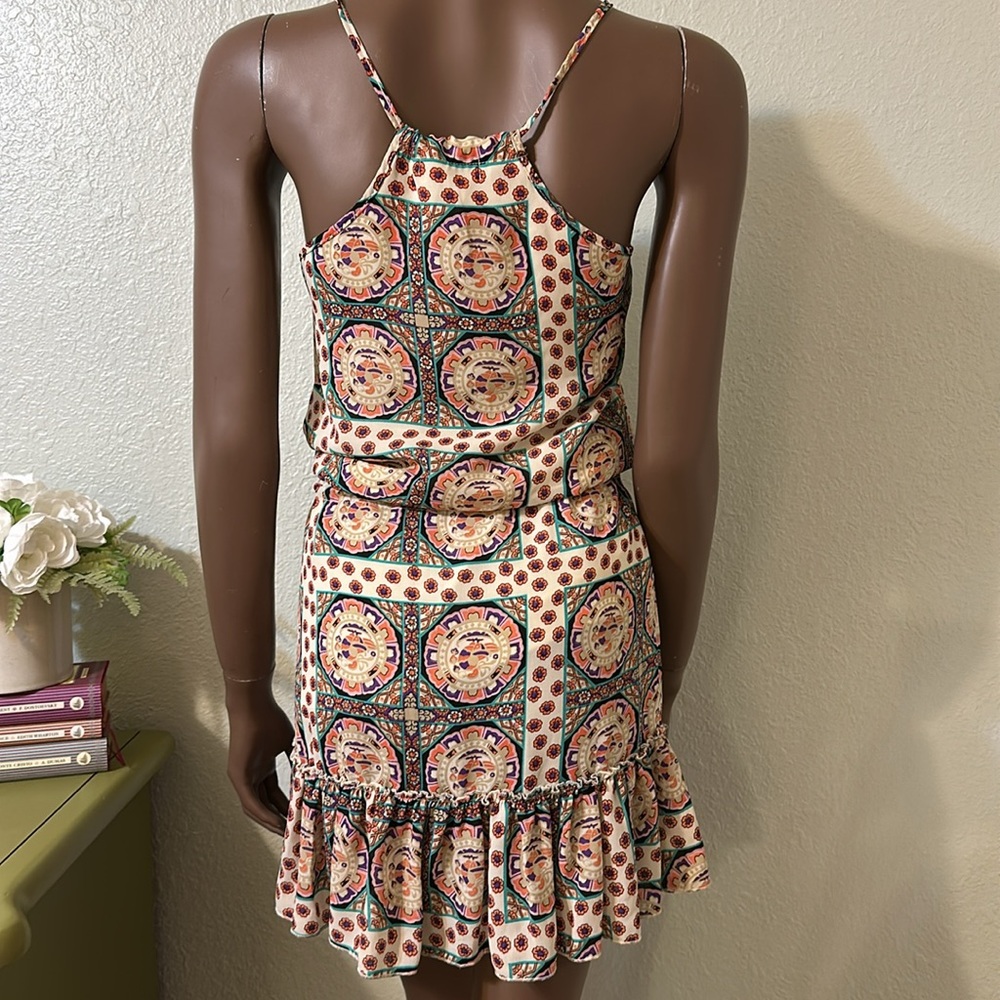 Multicolor Patterned Dress - Picture 4 of 9